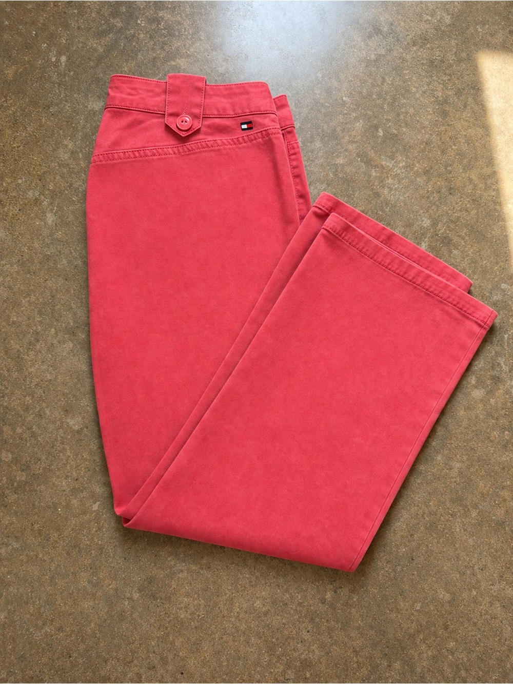 Tommy Hilfiger Women’s Vintage 90’s Y2K Red Chino Straight Ankle Pants - Size 4